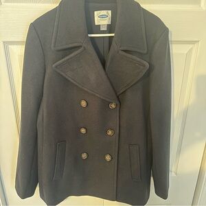Women's Old Navy Peacoat Navy Blue Size Large